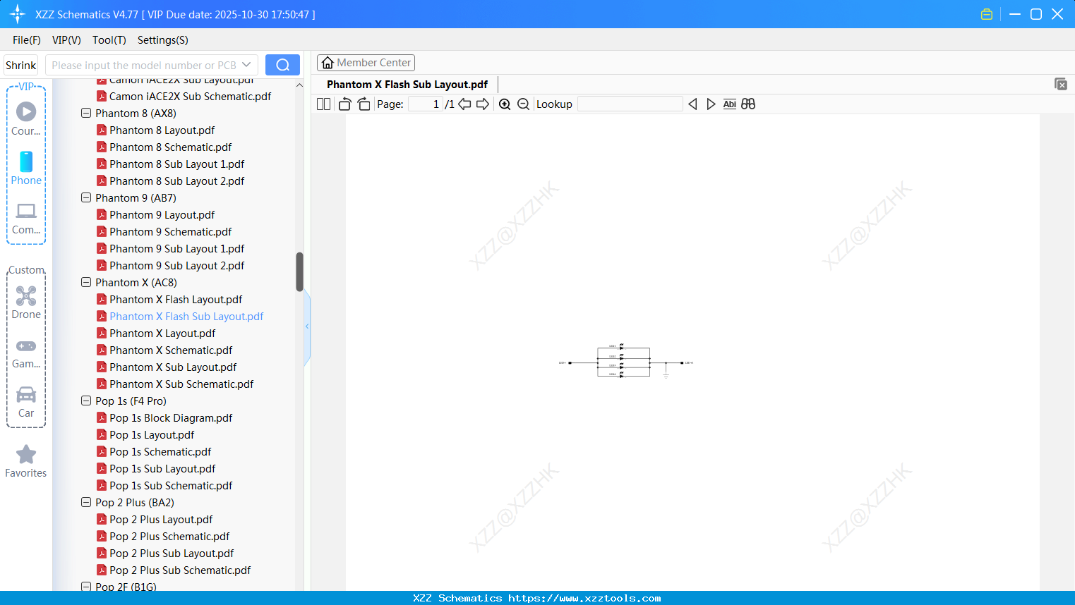 Tecno Phantom X Flash Sub Layout